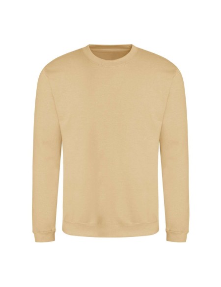 Unisex-Sweatshirt ohne Kapuze JustHoods - Wüstensand XXL