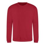 Unisex-Hoodie ohne Kapuze JustHoods - Feuerrot XL