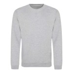 Unisex-Hoodie ohne Kapuze JustHoods - Heather Grey 3XL