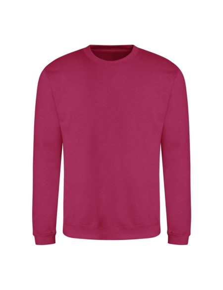 Unisex-Hoodie ohne Kapuze JustHoods - Pink XXL