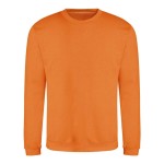 Unisex-Hoodie ohne Kapuze JustHoods - Orange crush M