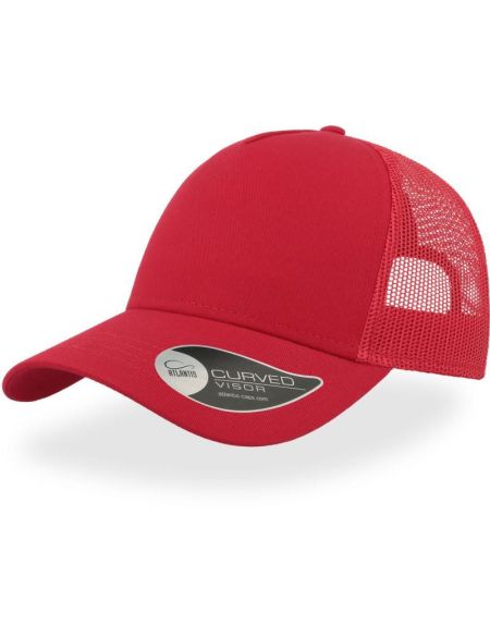 Cap Rapper Baumwolle - Rot/Rot