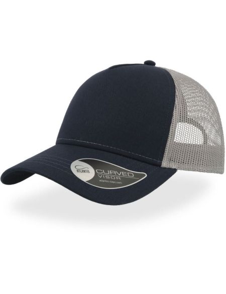 Cap Rapper Cotton - Marineblau/Grau