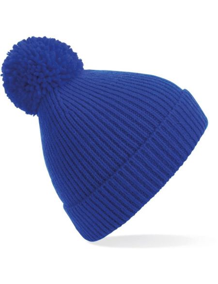 Mütze mit Pompon B382 – Helles Royal