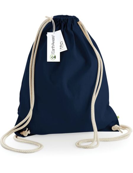 Schwere Bio-Baumwolltasche W810 – Französisches Marineblau