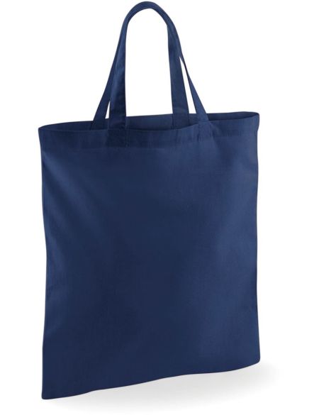Baumwolltasche mit kurzem Griff W101S – Französische Marine
