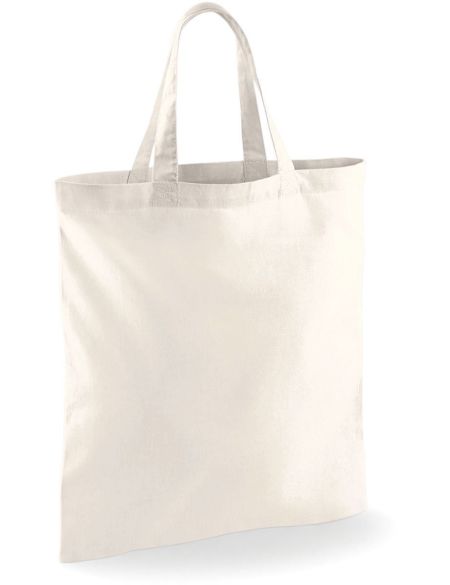 Baumwolltasche mit kurzem Henkel W101S – Natur