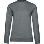 Damen-Sweatshirt ohne Kapuze #Set In - Heather mittelgrau M