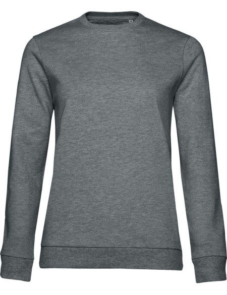 Damen-Hoodie #Set In - Heather mittelgrau XS