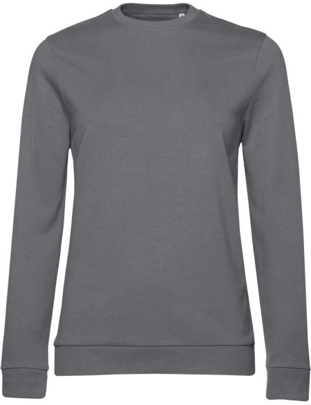 Damen Kapuzenpullover #Set In - Elefantengrau S
