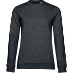 Damen-Hoodie #Set In - Heather Asphalt L