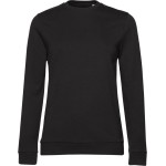 Damen-Sweatshirt ohne Kapuze #Set In - Schwarz pur XL