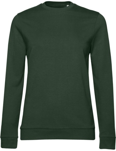 Damen-Sweatshirt ohne Kapuze #Set In - Waldgrün XXL