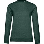 Damen Kapuzenpullover #Set In - Heather dunkelgrün S