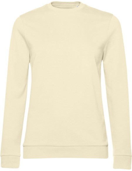 Damen-Sweatshirt ohne Kapuze #Set In - Hellgelb L