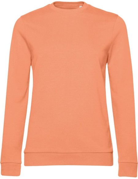 Damen Kapuzenpullover #Set In - Melonenorange S