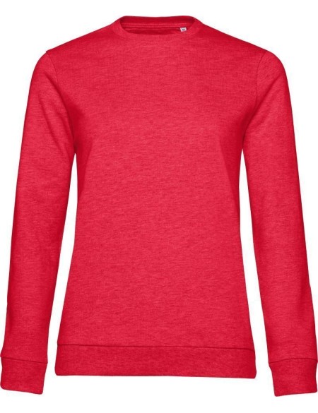 Damen-Hoodie #Set In - Heather red L