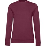 Damen-Sweatshirt ohne Kapuze #Set In - Vínová S