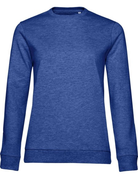 Damen-Hoodie #Set In - Heather Royalblau XS