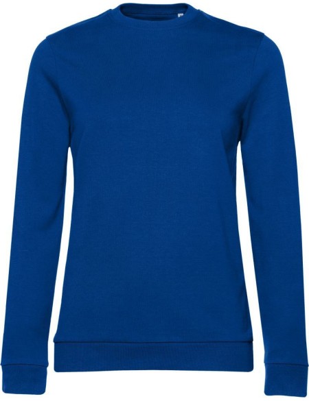 Damen-Sweatshirt ohne Kapuze #Set In - Königsblau XS