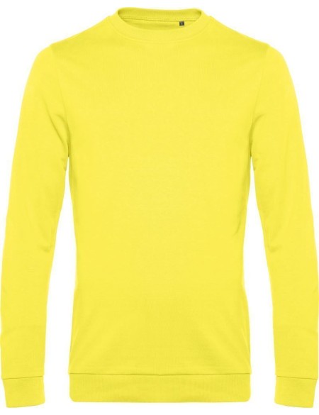 Herren Kapuzenpullover ohne Kapuze #Set in - Solargelb M