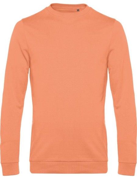Herren-Sweatshirt ohne Kapuze #Set in - Melonenorange XS