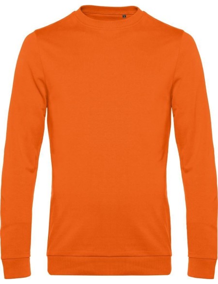 Herren-Sweatshirt ohne Kapuze #Set in - Pure orange S