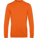 Herren-Sweatshirt ohne Kapuze #Set in - Pure Orange XL