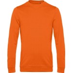 Herren-Sweatshirt ohne Kapuze #Set in - Reinorange 3XL