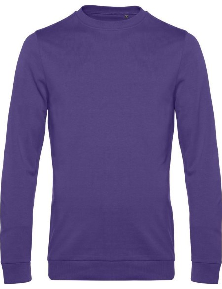 Herren-Sweatshirt ohne Kapuze #Set in - Strahlendes Lila XXL