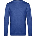 Herren-Sweatshirt ohne Kapuze #Set in - Heather Royalblau XXL