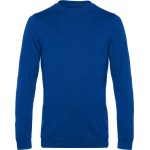 Herren-Sweatshirt ohne Kapuze #Set in - Königsblau M