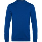 Herren-Sweatshirt ohne Kapuze #Set in - Königsblau L