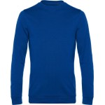 Herren-Sweatshirt ohne Kapuze #Set in - Königsblau XL