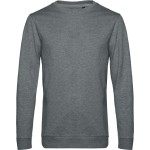 Herren-Sweatshirt ohne Kapuze #Set in - Heather Mid Grey XS