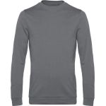 Herren-Sweatshirt ohne Kapuze #Set in - Elefantengrau L