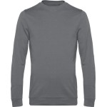 Herren-Sweatshirt ohne Kapuze #Set in - Elefantengrau XS