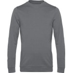 Herren-Sweatshirt ohne Kapuze #Set in - Elefantengrau XXL