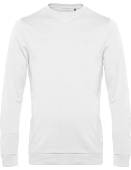 Herren Kapuzenpullover ohne Kapuze #Set in - Weiß M