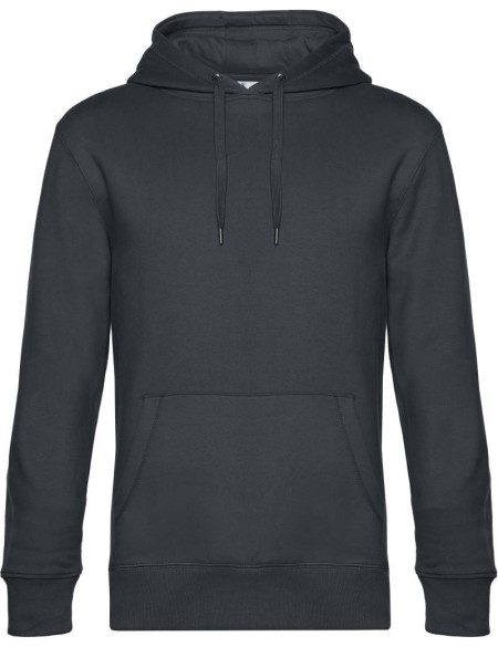 Herren Kapuzenpullover KING Hooded - Asphalt S