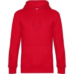 Herren Kapuzenpullover KING Hooded - Rot 4XL