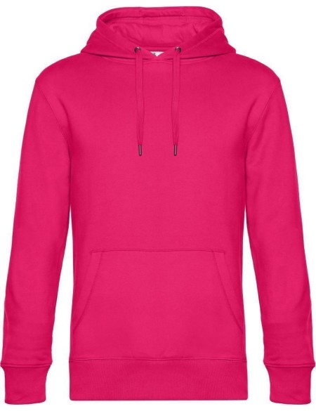 Herren Kapuzenpullover KING Hooded - Magentarosa 3XL