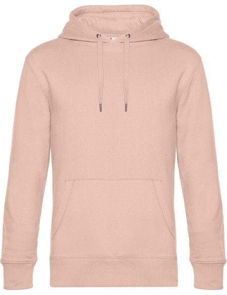 Herren Kapuzenpullover KING Hooded - Soft Rose XL