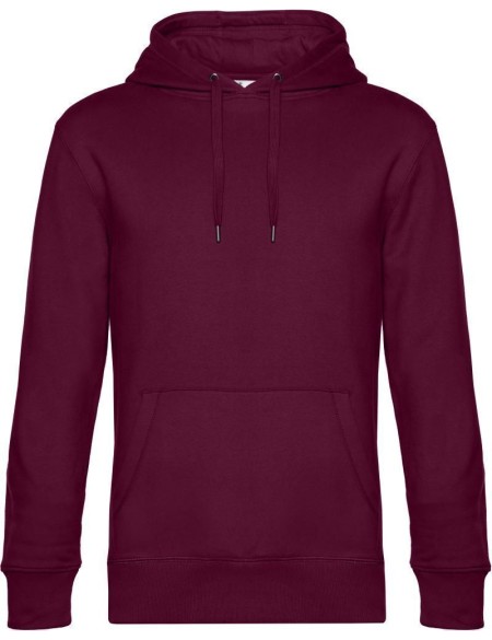 Herren Kapuzenpullover KING Hooded - Dunkle Kirsche 3XL
