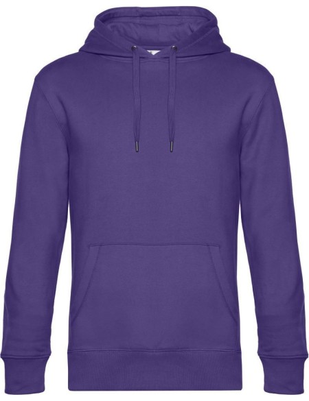 Herren Kapuzenpullover KING Hooded - Strahlendes Lila S