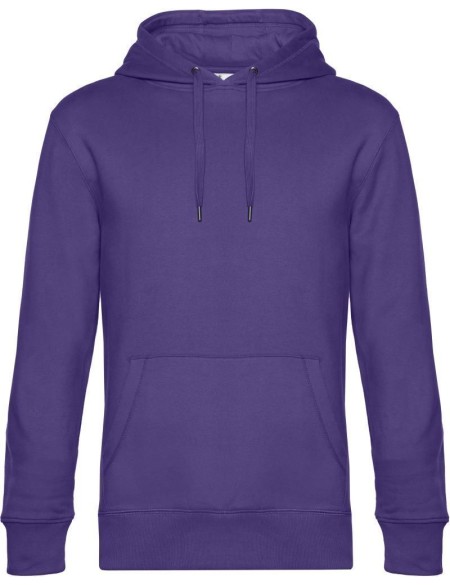 Herren Kapuzenpullover KING Hooded - Strahlendes Lila L