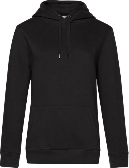 Damen Kapuzenpullover KING Hooded - Schwarz pur XL