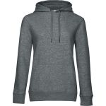 Damen Kapuzenpullover KING Hooded - Heather mittelgrau M