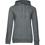 Damen Kapuzenpullover KING Hooded - Heather mittelgrau XXL
