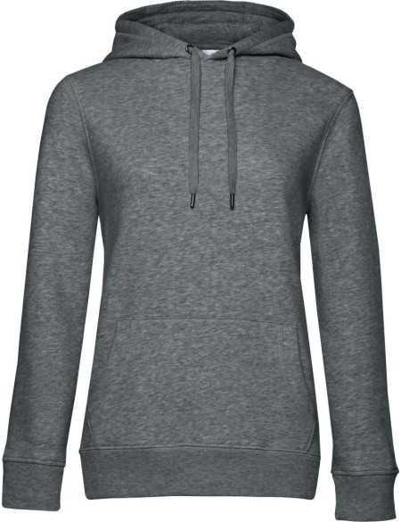 Damen Kapuzenpullover KING Hooded - Heather mittelgrau XXL